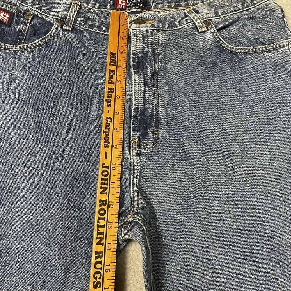 Chaps Ralph Lauren Jeans Men's 38X32 Blue Denim Straight Leg Classic Fit
